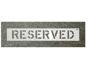 Reserved Stencil - 4"